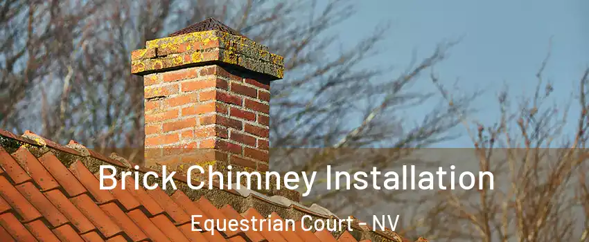 Brick Chimney Installation Equestrian Court - NV