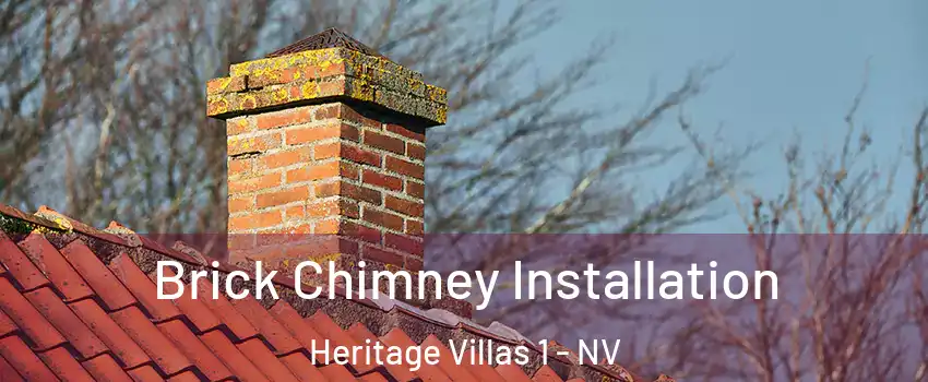 Brick Chimney Installation Heritage Villas 1 - NV