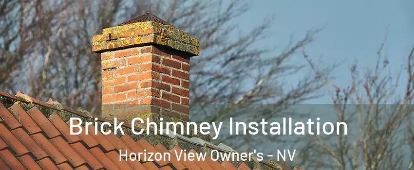 Brick Chimney Installation Horizon View Owner's - NV