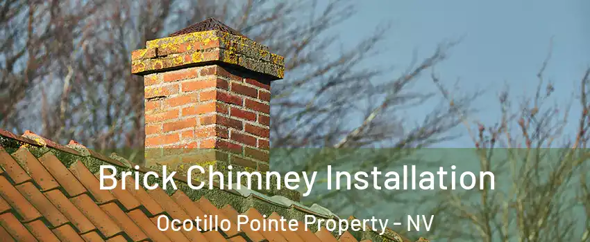 Brick Chimney Installation Ocotillo Pointe Property - NV