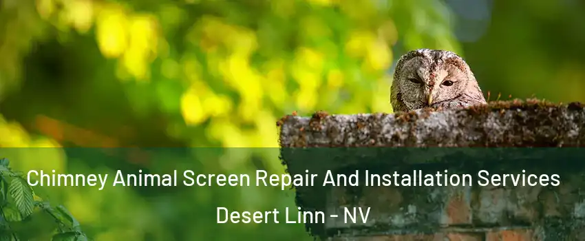 Chimney Animal Screen Repair And Installation Services Desert Linn - NV