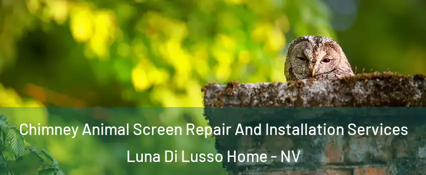 Chimney Animal Screen Repair And Installation Services Luna Di Lusso Home - NV