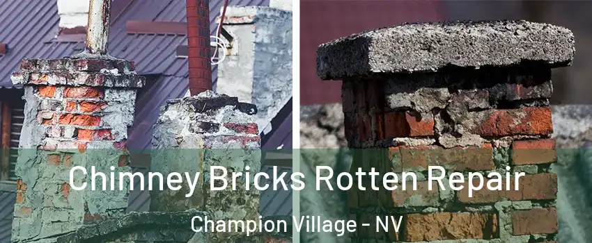 Chimney Bricks Rotten Repair Champion Village - NV