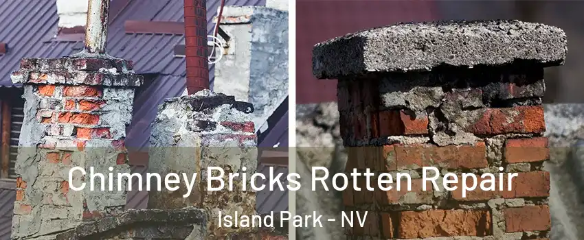 Chimney Bricks Rotten Repair Island Park - NV