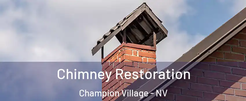 Chimney Restoration Champion Village - NV