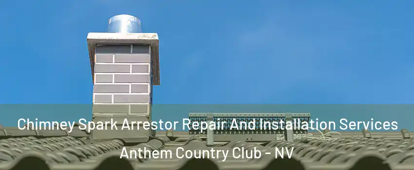 Chimney Spark Arrestor Repair And Installation Services Anthem Country Club - NV