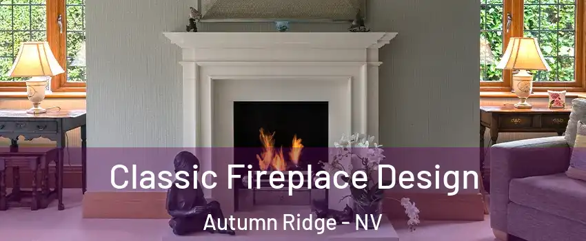 Classic Fireplace Design Autumn Ridge - NV