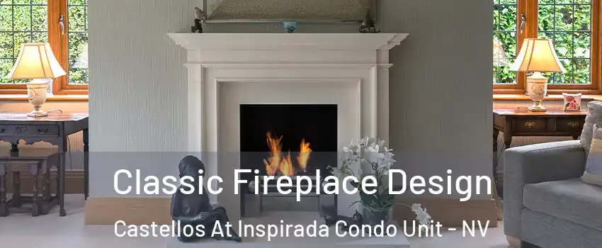 Classic Fireplace Design Castellos At Inspirada Condo Unit - NV
