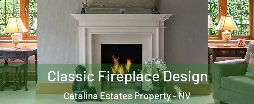 Classic Fireplace Design Catalina Estates Property - NV