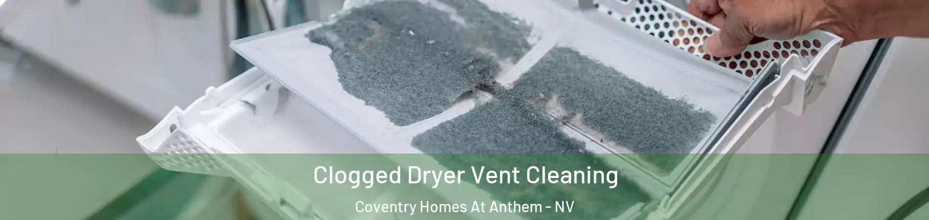 Clogged Dryer Vent Cleaning Coventry Homes At Anthem - NV