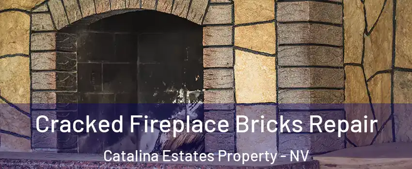 Cracked Fireplace Bricks Repair Catalina Estates Property - NV