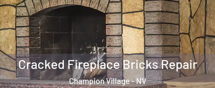 Cracked Fireplace Bricks Repair Champion Village - NV