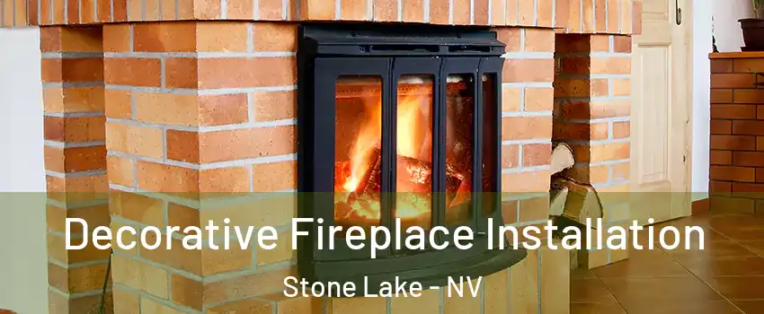 Decorative Fireplace Installation Stone Lake - NV
