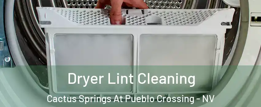 Dryer Lint Cleaning Cactus Springs At Pueblo Crossing - NV