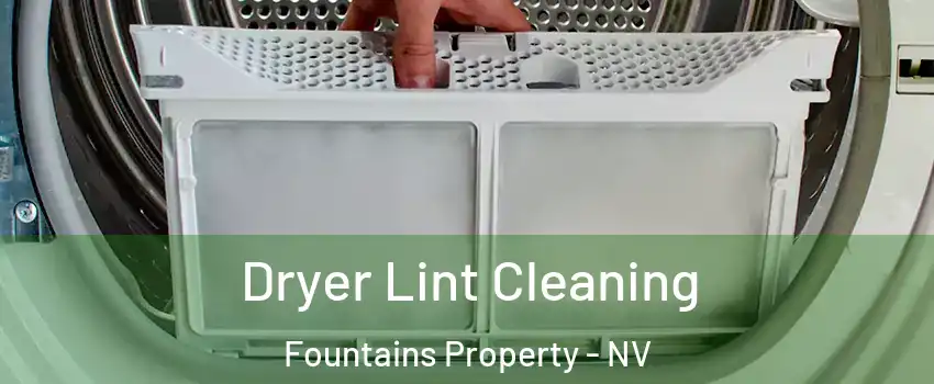Dryer Lint Cleaning Fountains Property - NV