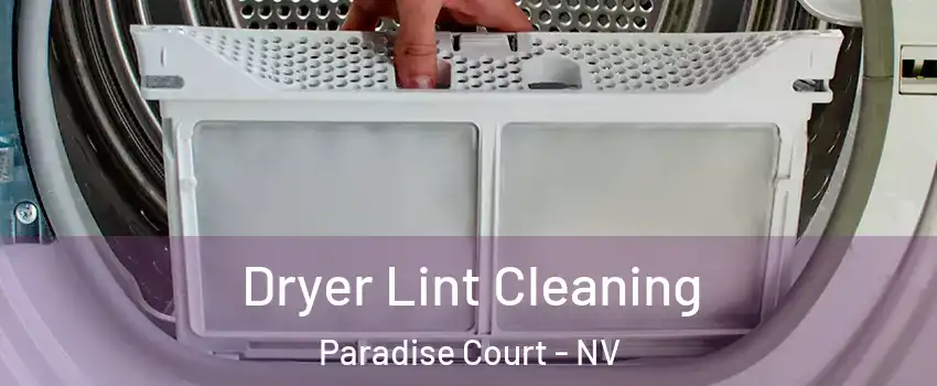 Dryer Lint Cleaning Paradise Court - NV