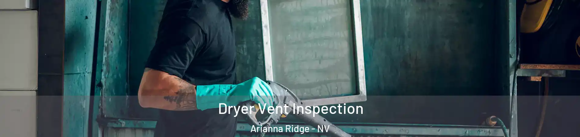 Dryer Vent Inspection Arianna Ridge - NV