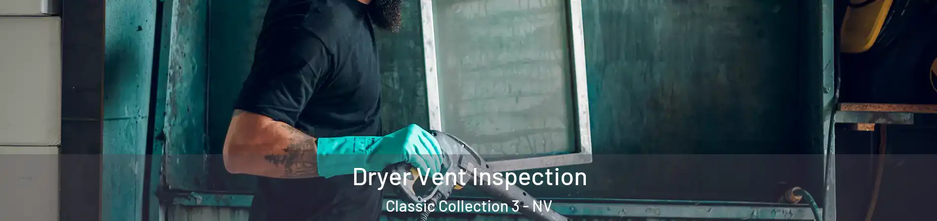 Dryer Vent Inspection Classic Collection 3 - NV