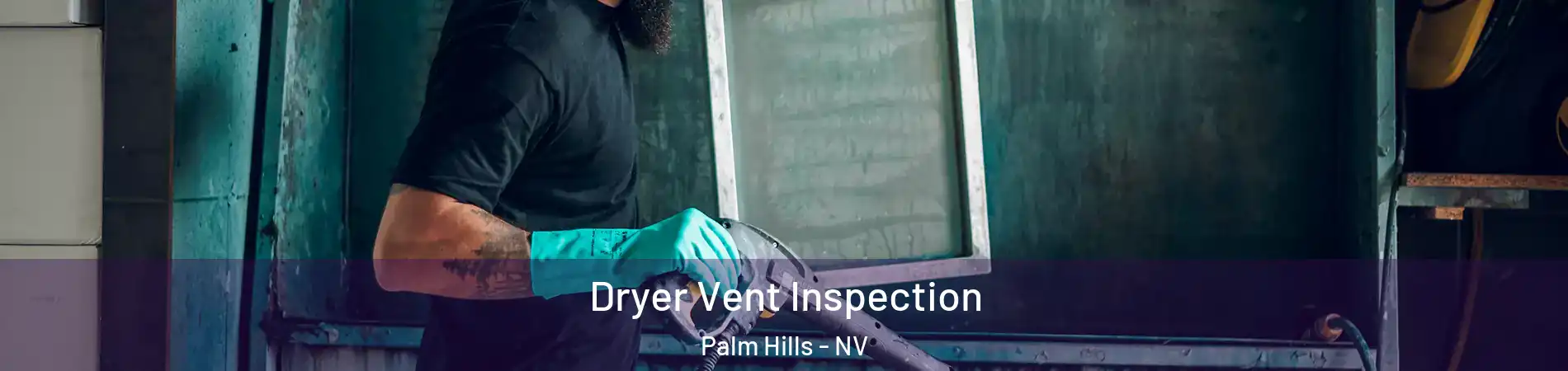 Dryer Vent Inspection Palm Hills - NV