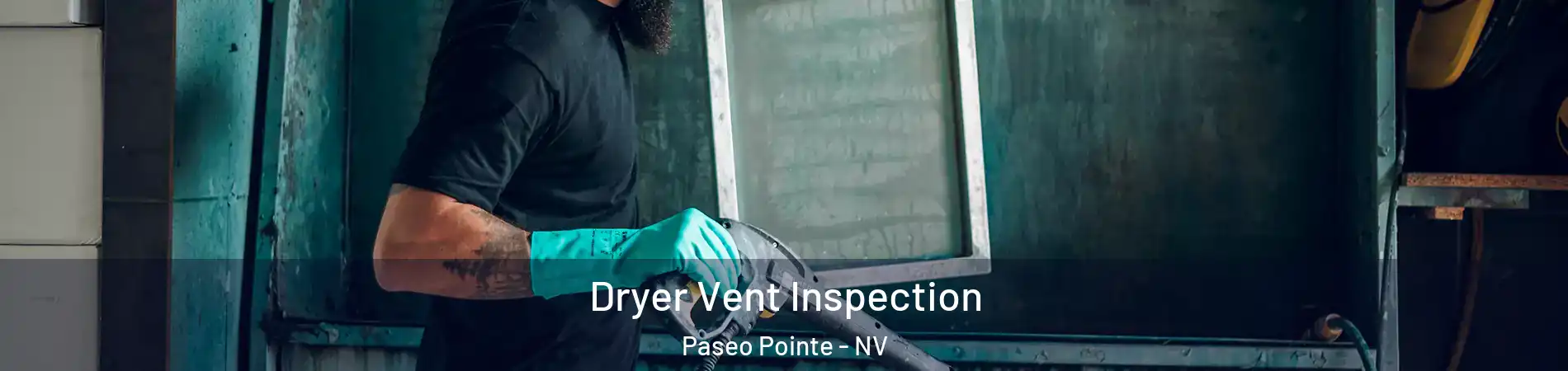 Dryer Vent Inspection Paseo Pointe - NV