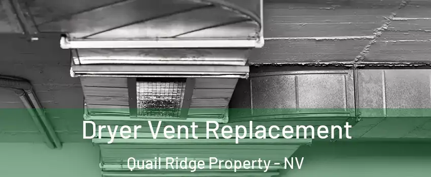 Dryer Vent Replacement Quail Ridge Property - NV