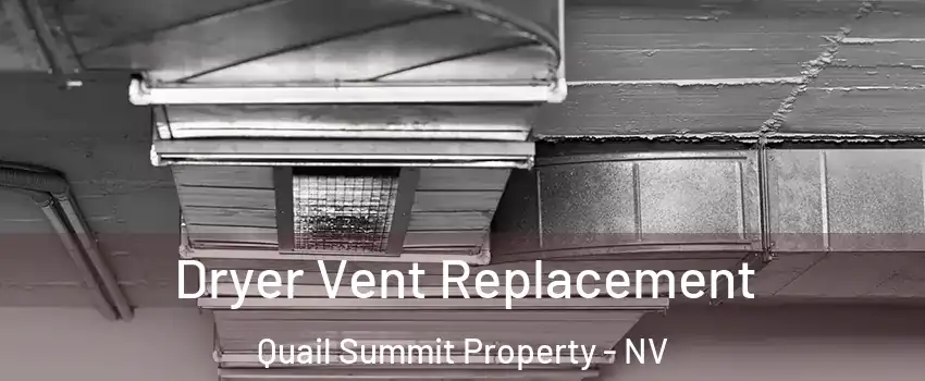 Dryer Vent Replacement Quail Summit Property - NV