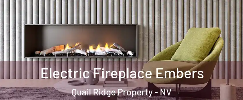 Electric Fireplace Embers Quail Ridge Property - NV