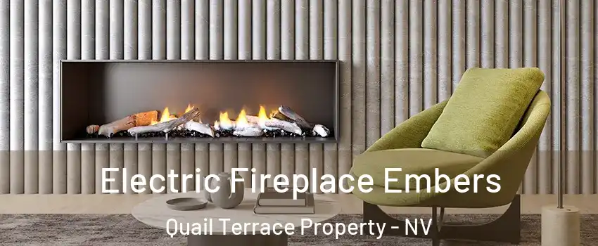 Electric Fireplace Embers Quail Terrace Property - NV