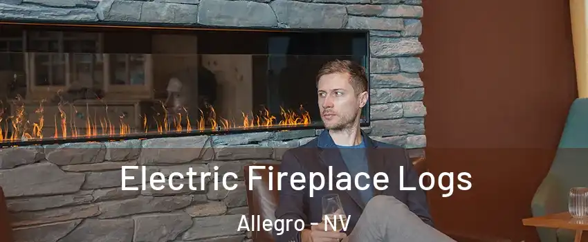 Electric Fireplace Logs Allegro - NV