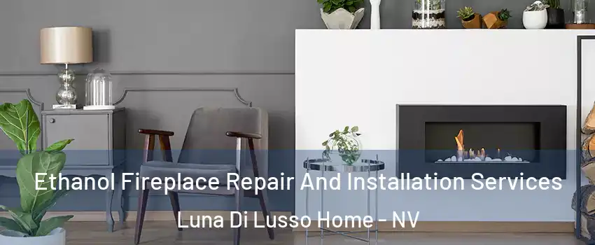 Ethanol Fireplace Repair And Installation Services Luna Di Lusso Home - NV