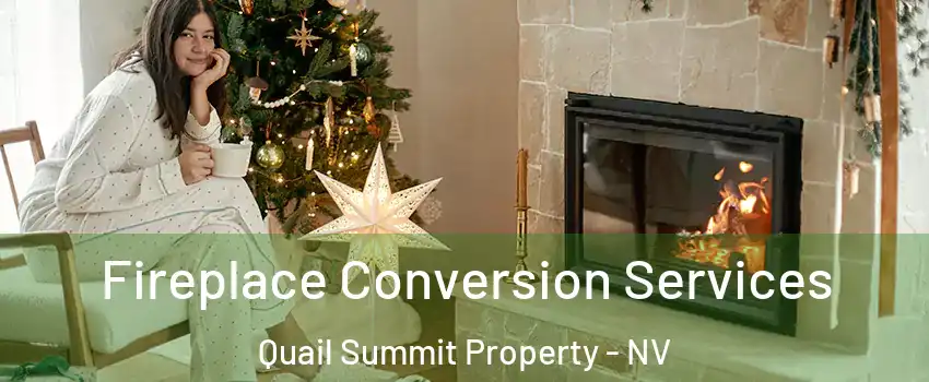 Fireplace Conversion Services Quail Summit Property - NV