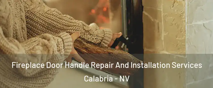 Fireplace Door Handle Repair And Installation Services Calabria - NV