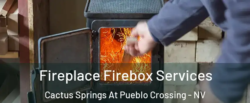 Fireplace Firebox Services Cactus Springs At Pueblo Crossing - NV