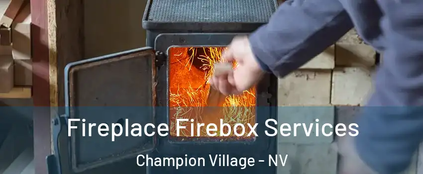 Fireplace Firebox Services Champion Village - NV