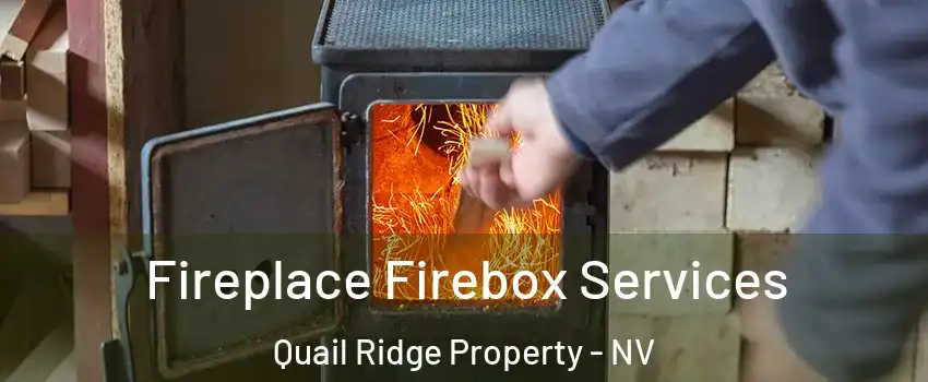 Fireplace Firebox Services Quail Ridge Property - NV