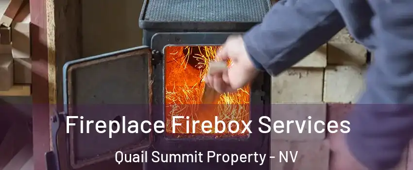 Fireplace Firebox Services Quail Summit Property - NV