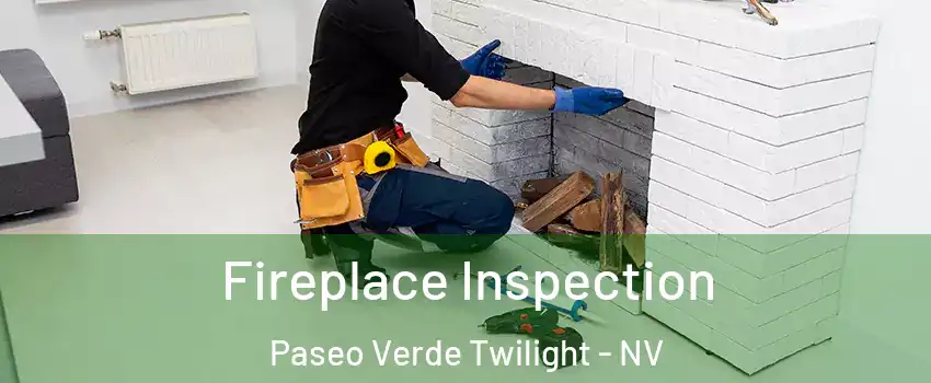 Fireplace Inspection Paseo Verde Twilight - NV