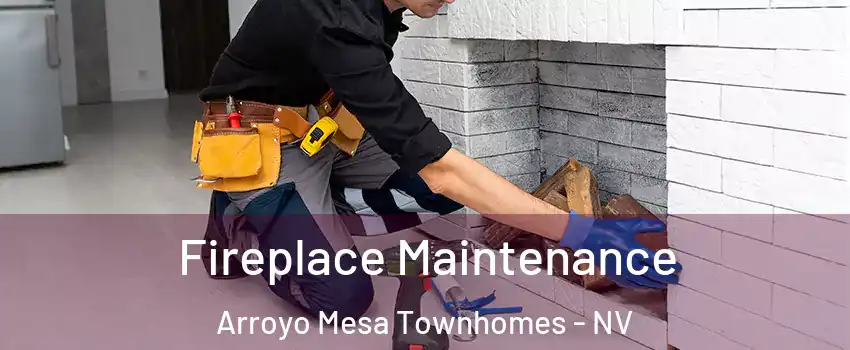 Fireplace Maintenance Arroyo Mesa Townhomes - NV