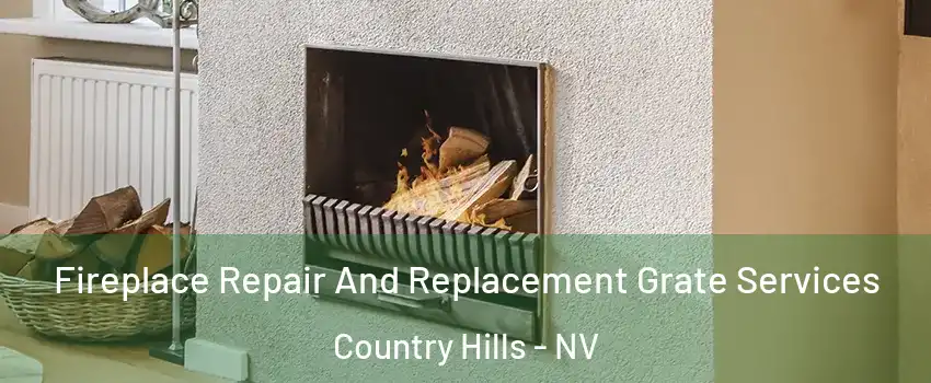Fireplace Repair And Replacement Grate Services Country Hills - NV