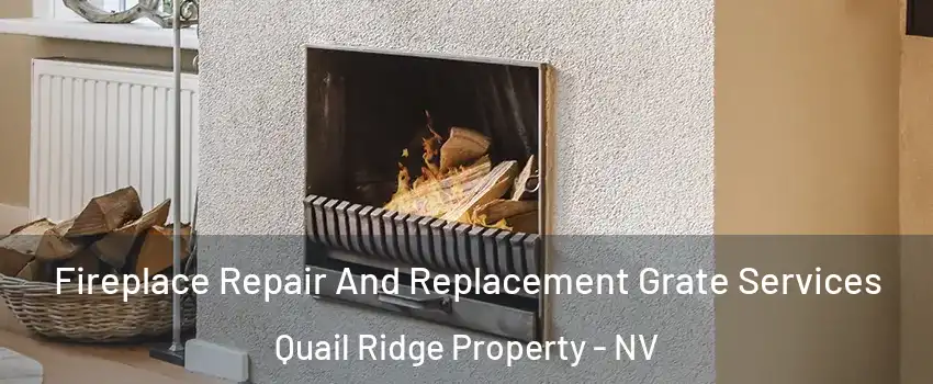 Fireplace Repair And Replacement Grate Services Quail Ridge Property - NV