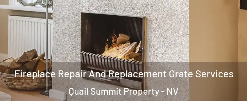 Fireplace Repair And Replacement Grate Services Quail Summit Property - NV