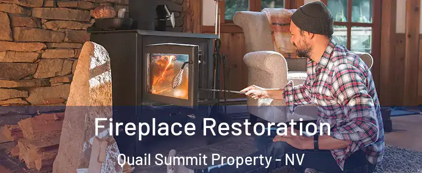 Fireplace Restoration Quail Summit Property - NV