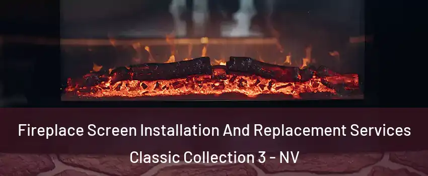 Fireplace Screen Installation And Replacement Services Classic Collection 3 - NV