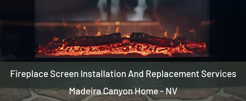 Fireplace Screen Installation And Replacement Services Madeira Canyon Home - NV