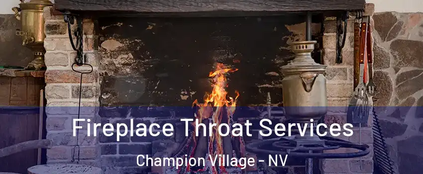 Fireplace Throat Services Champion Village - NV