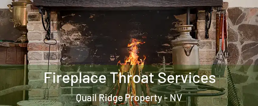 Fireplace Throat Services Quail Ridge Property - NV