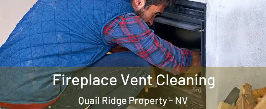 Fireplace Vent Cleaning Quail Ridge Property - NV