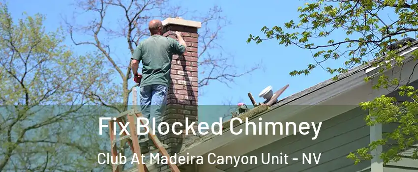 Fix Blocked Chimney Club At Madeira Canyon Unit - NV