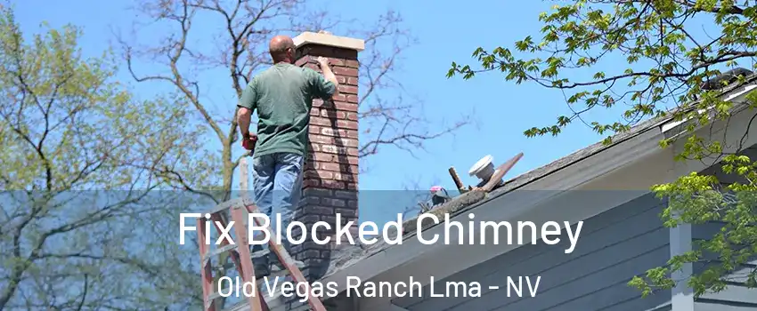 Fix Blocked Chimney Old Vegas Ranch Lma - NV