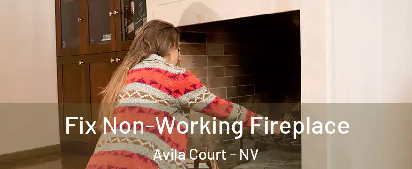 Fix Non-Working Fireplace Avila Court - NV